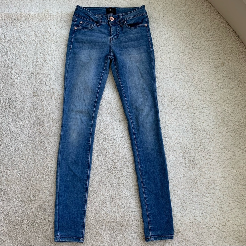 Celebrity pink, skinny jeans